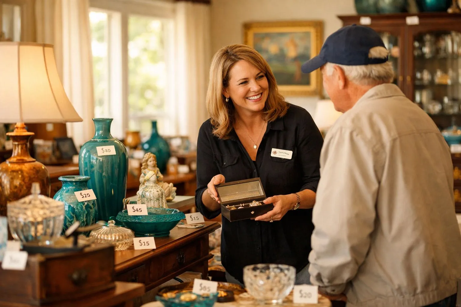 Professional estate sale in Orange County home